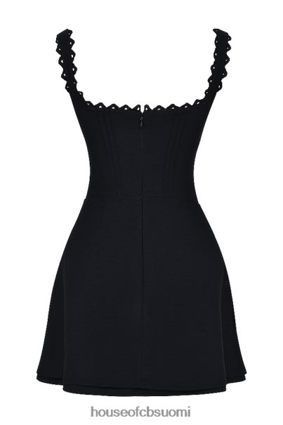 House of CB tilly musta pinne-istuttava minimekko Z000Z231 vaatetus