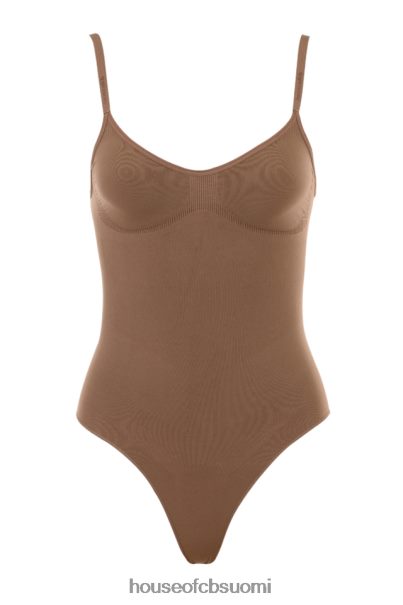 House of CB kuvanveisto koko lyhyt bodysuit mokka Z000Z1272 vaatetus