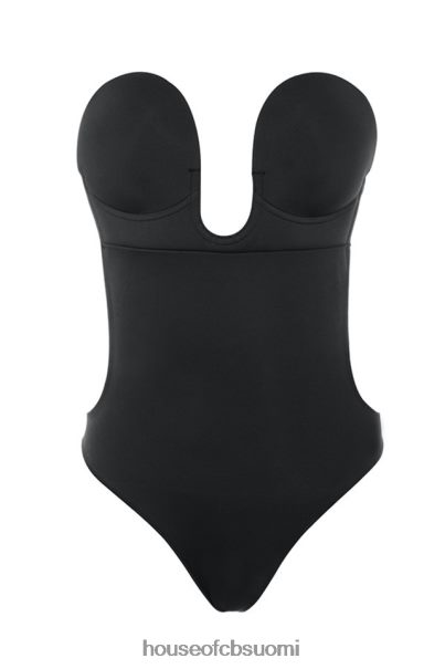 House of CB upotettava itseliimautuva selkänojaton body - musta Z000Z1299 vaatetus