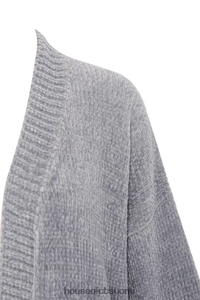 House of CB celine grey chenille slouchy neuletakki Z000Z1053 vaatetus