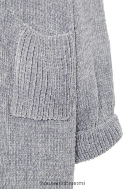 House of CB celine grey chenille slouchy neuletakki Z000Z1053 vaatetus
