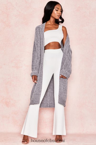 House of CB celine grey chenille slouchy neuletakki Z000Z1053 vaatetus