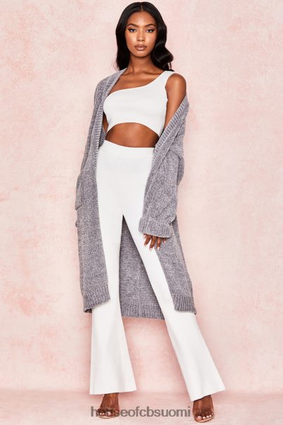 House of CB celine grey chenille slouchy neuletakki Z000Z1053 vaatetus