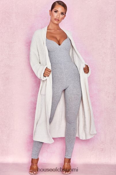 House of CB celine luonnonvalkoinen chenille slouchy neuletakki Z000Z1054 vaatetus