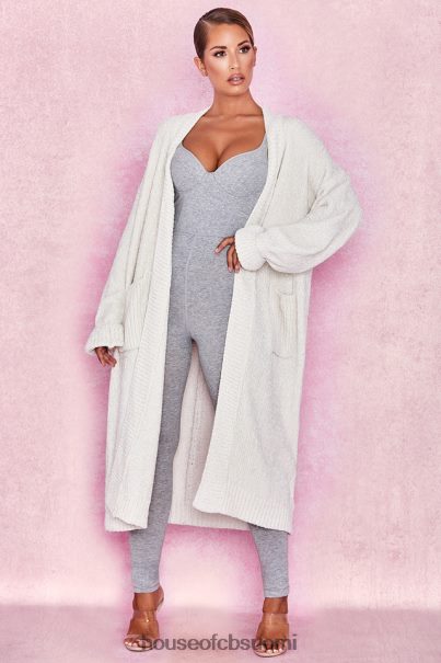 House of CB celine luonnonvalkoinen chenille slouchy neuletakki Z000Z1054 vaatetus