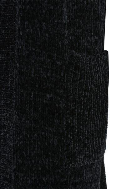 House of CB celine musta chenille slouchy neuletakki Z000Z1052 vaatetus