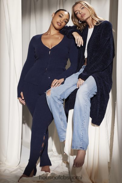 House of CB celine navy chenille slouchy neuletakki Z000Z1044 vaatetus