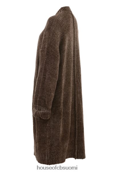 House of CB celine suklaa chenille slouchy neuletakki Z000Z1048 vaatetus