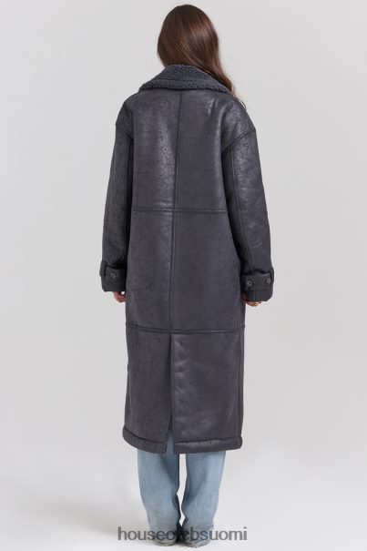 House of CB deiji grey vegaaninen shearling takki Z000Z1024 vaatetus