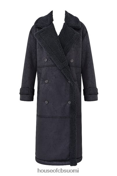 House of CB deiji grey vegaaninen shearling takki Z000Z1024 vaatetus