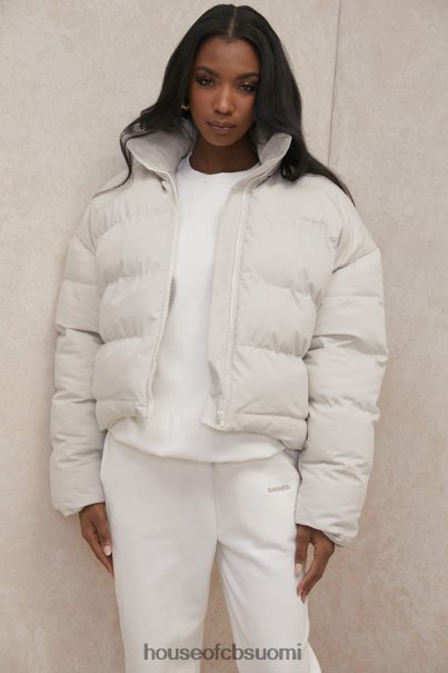 House of CB hero ivory oversized c-muotoinen puffitakki Z000Z1046 vaatetus