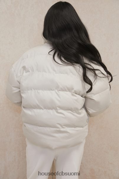 House of CB hero ivory oversized c-muotoinen puffitakki Z000Z1046 vaatetus