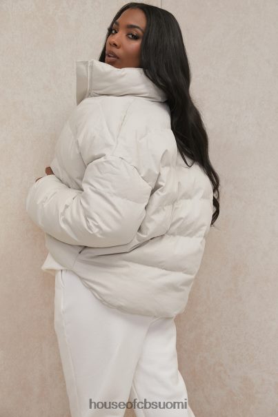 House of CB hero ivory oversized c-muotoinen puffitakki Z000Z1046 vaatetus