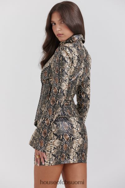 House of CB vani snake print istuva takki Z000Z1028 vaatetus