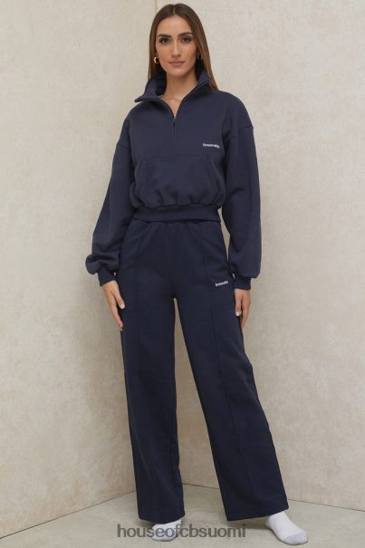 House of CB dina navy suoralahkeiset collegehousut Z000Z1001 vaatetus