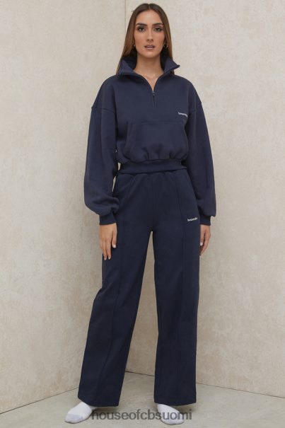 House of CB dina navy suoralahkeiset collegehousut Z000Z1001 vaatetus