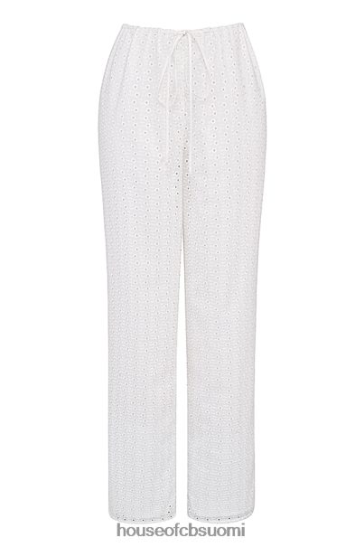 House of CB frankie valkoiset broderie anglais -housut Z000Z859 vaatetus