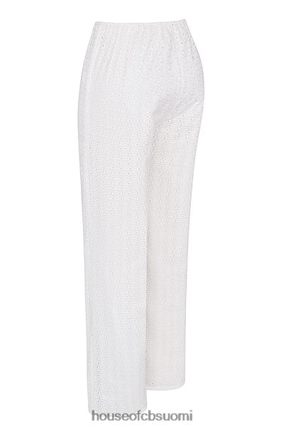 House of CB frankie valkoiset broderie anglais -housut Z000Z859 vaatetus