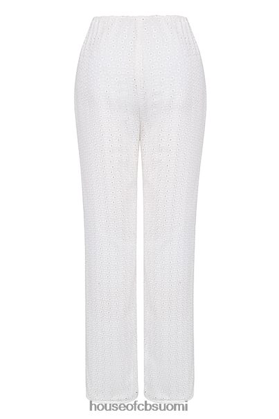 House of CB frankie valkoiset broderie anglais -housut Z000Z859 vaatetus