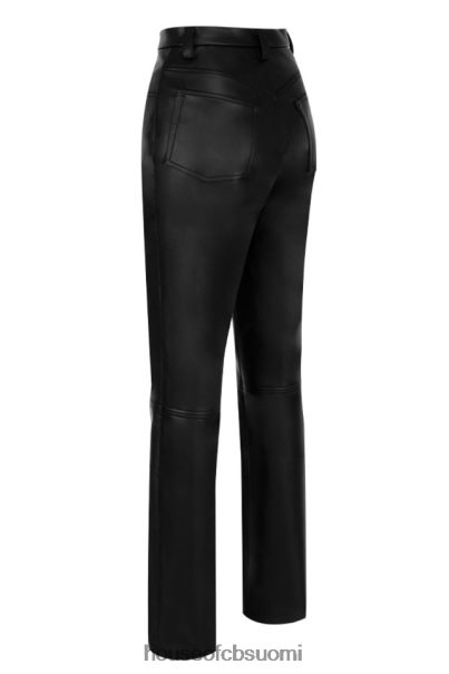 House of CB inaya mustat stretch-vegaaniset nahkahousut Z000Z1023 vaatetus