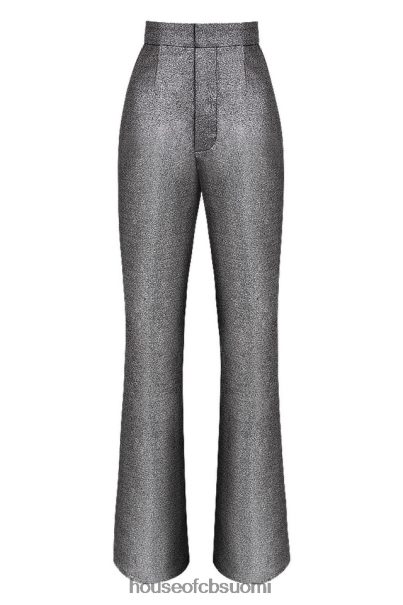 House of CB jas hopeiset kick flare -housut Z000Z992 vaatetus