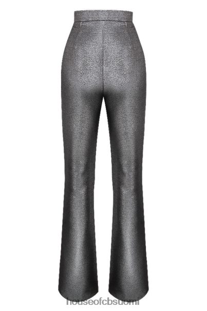 House of CB jas hopeiset kick flare -housut Z000Z992 vaatetus