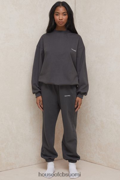 House of CB sky charcoal fleece selkä lenkkihousut Z000Z998 vaatetus