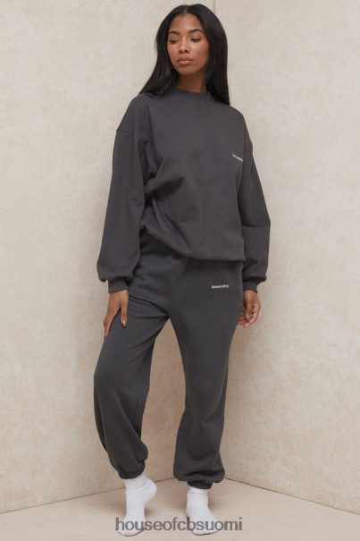 House of CB sky charcoal fleece selkä lenkkihousut Z000Z998 vaatetus