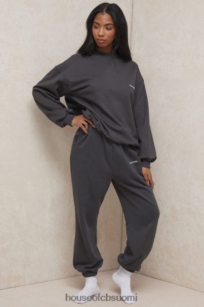 House of CB sky charcoal fleece selkä lenkkihousut Z000Z998 vaatetus