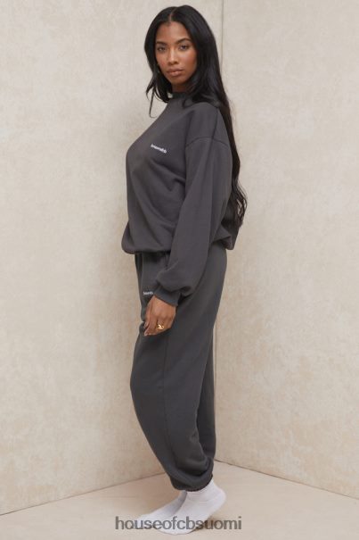 House of CB sky charcoal fleece selkä lenkkihousut Z000Z998 vaatetus