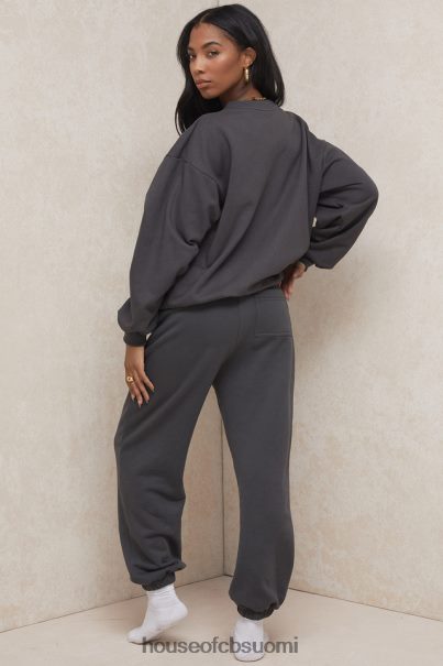 House of CB sky charcoal fleece selkä lenkkihousut Z000Z998 vaatetus