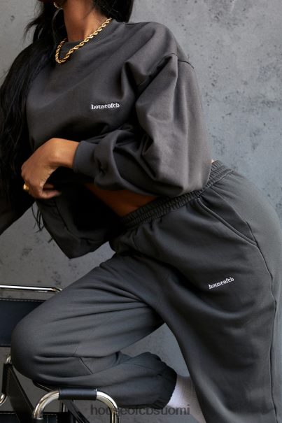 House of CB sky charcoal fleece selkä lenkkihousut Z000Z998 vaatetus