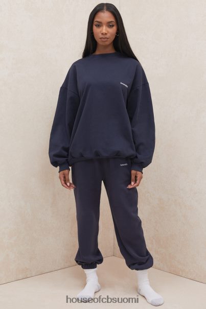House of CB sky navy fleece selkä lenkkihousut Z000Z1007 vaatetus