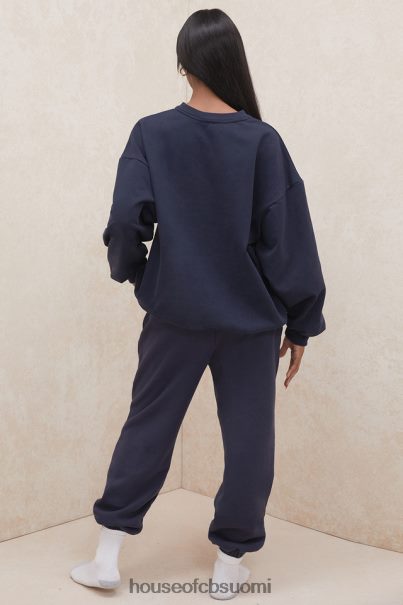 House of CB sky navy fleece selkä lenkkihousut Z000Z1007 vaatetus