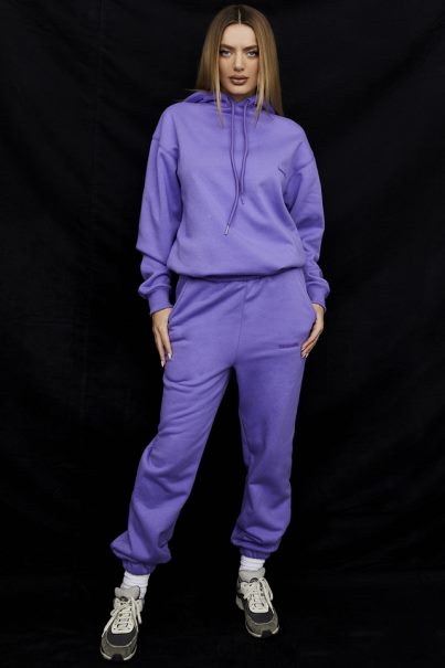 House of CB sky purppura fleece selkä lenkkihousut Z000Z947 vaatetus