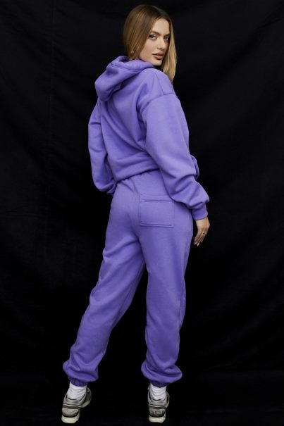 House of CB sky purppura fleece selkä lenkkihousut Z000Z947 vaatetus