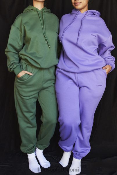 House of CB sky purppura fleece selkä lenkkihousut Z000Z947 vaatetus