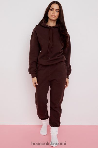 House of CB sky suklaa fleece selkä lenkkihousut Z000Z975 vaatetus