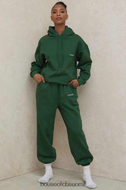 House of CB taivaanvihreät fleece-selkäiset lenkkeilyhousut Z000Z1009 vaatetus