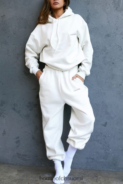 House of CB taivas luonnonvalkoinen fleece-selkä lenkkihousut Z000Z999 vaatetus