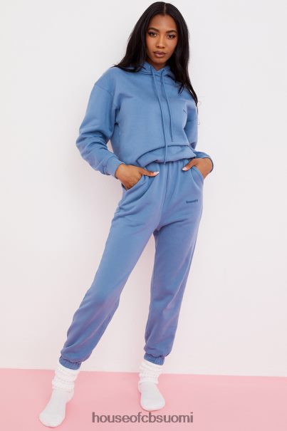 House of CB taivas taivaansininen fleece selkä lenkkihousut Z000Z977 vaatetus