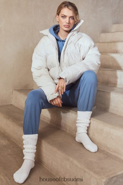 House of CB taivas taivaansininen fleece selkä lenkkihousut Z000Z977 vaatetus