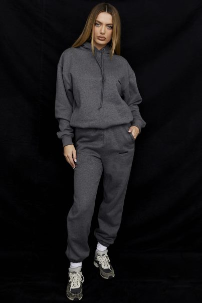 House of CB taivas tummanharmaa fleece selkä lenkkihousut Z000Z945 vaatetus