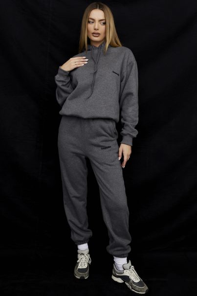 House of CB taivas tummanharmaa fleece selkä lenkkihousut Z000Z945 vaatetus