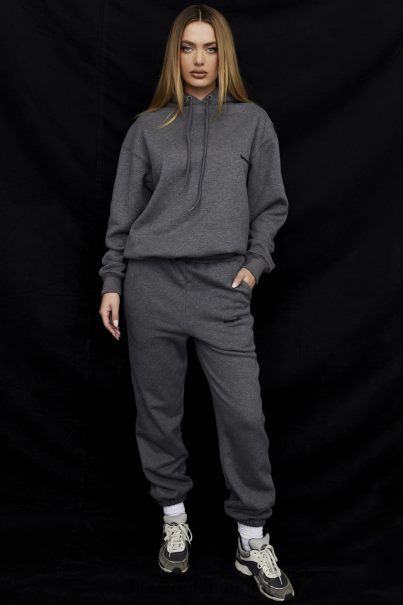House of CB taivas tummanharmaa fleece selkä lenkkihousut Z000Z945 vaatetus