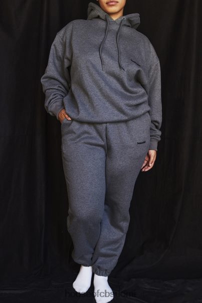 House of CB taivas tummanharmaa fleece selkä lenkkihousut Z000Z945 vaatetus