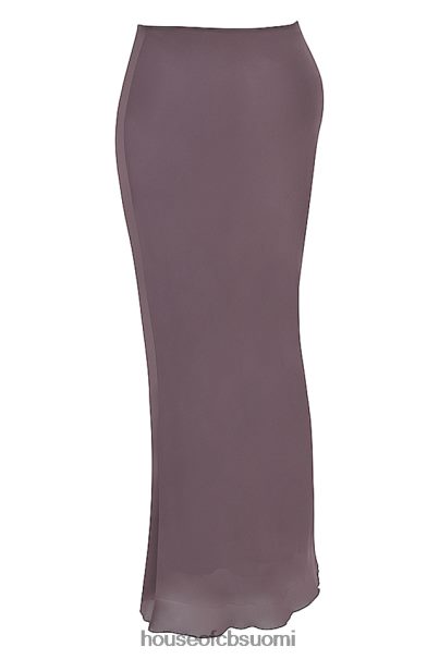 House of CB dyana tumman mauve bias leikkaus maxi hame Z000Z904 vaatetus
