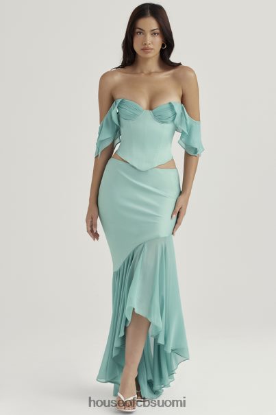 House of CB lila jade röyhelöinen maxihame Z000Z915 vaatetus