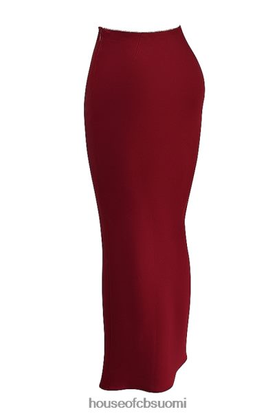 House of CB sydel ruby ​​satin bias leikkaus maxi hame Z000Z832 vaatetus