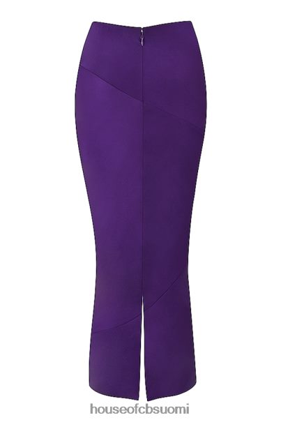 House of CB Colette grape satiini matalavyötäröinen midihame Z000Z959 vaatetus